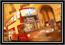 Red double-decker bus