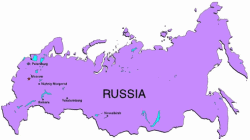 Map of Russia